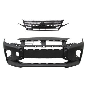 Replace® - 2-Piece (Front Bumper Cover, Grille) (CAPA Certified)