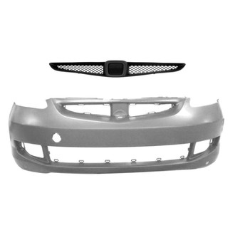 Replace® - 2-Piece (Front Bumper Cover, Grille) (Standard Line)