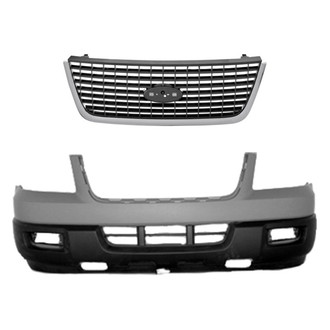 Replace® - 2-Piece (Front Bumper Cover, Grille) (Standard Line)