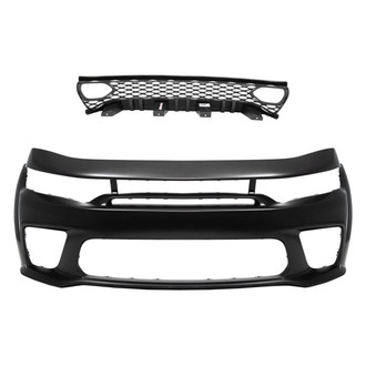 Replace® - 2-Piece (Front Bumper Cover, Grille) (CAPA Certified)