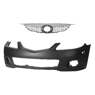 Replace® - 2-Piece (Front Bumper Cover, Grille) (Standard Line)