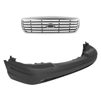 Replace® - 2-Piece (Front Bumper Cover, Grille) (Standard Line)