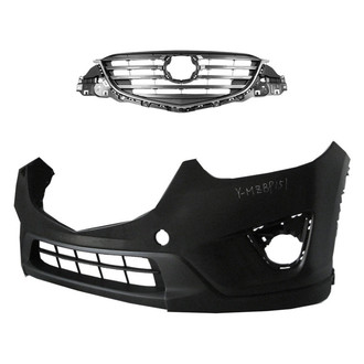 Replace® - 2-Piece (Front Bumper Cover, Grille) (Standard Line)