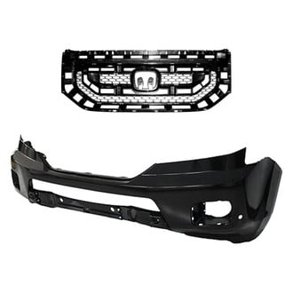 Replace® - 2-Piece (Front Bumper Cover, Grille) (Standard Line)