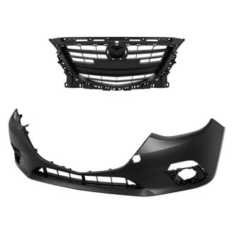 Replace® - 2-Piece (Front Bumper Cover, Grille) (Standard Line)