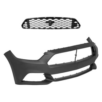 Replace® - 2-Piece (Front Bumper Cover, Grille) (Standard Line)