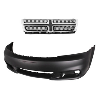 Replace® - 2-Piece (Front Bumper Cover, Grille) (Platinum Plus)