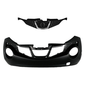 Replace® BNDL-232870 - 2-Piece (Front Bumper Cover, Grille) (Platinum Plus)