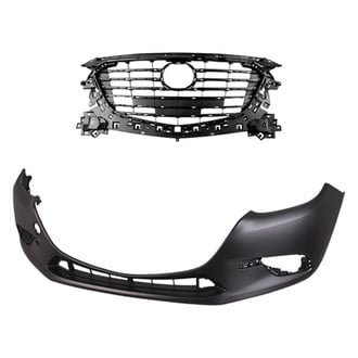 Replace® - 2-Piece (Front Bumper Cover, Grille) (Standard Line)