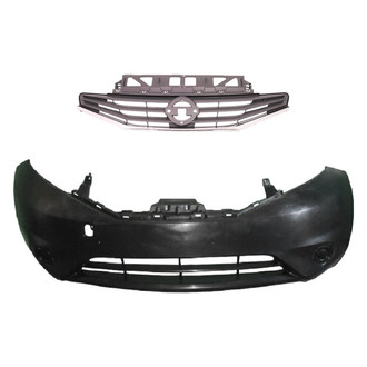 Replace® - 2-Piece (Front Bumper Cover, Grille) (Platinum Plus)
