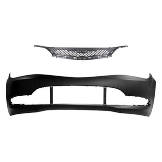 Replace® BNDL-232934 - 2-Piece (Front Bumper Cover, Grille) (Platinum Plus)