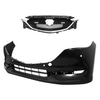 Replace® - 2-Piece (Front Bumper Cover, Grille) (Standard Line)