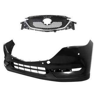 Replace® - 2-Piece (Front Bumper Cover, Grille) (Standard Line)