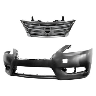 Replace® - 2-Piece (Front Bumper Cover, Grille) (Platinum Plus)