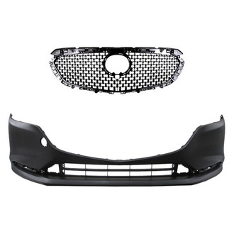 Replace® - 2-Piece (Front Bumper Cover, Grille)