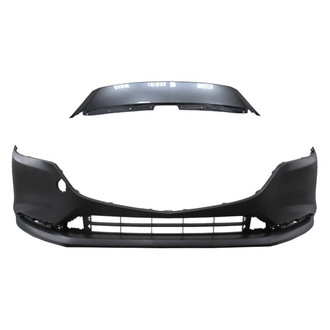 Replace® - 2-Piece (Front Bumper Cover, Grille) (Standard Line)