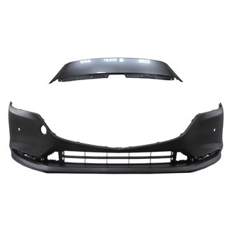 Replace® - 2-Piece (Front Bumper Cover, Grille) (Standard Line)