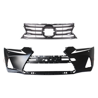 Replace® - 2-Piece (Front Bumper Cover, Grille) (CAPA Certified)