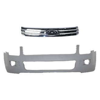 Replace® - 2-Piece (Front Bumper Cover, Grille) (Platinum Plus)