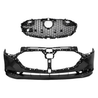 Replace® - 2-Piece (Front Bumper Cover, Grille) (Standard Line)