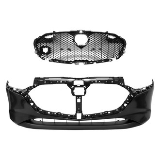 Replace® - 2-Piece (Front Bumper Cover, Grille) (Standard Line)