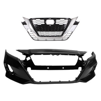 Replace® - 2-Piece (Front Bumper Cover, Grille) (Platinum Plus)