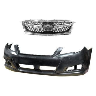 Replace® - 2-Piece (Front Bumper Cover, Grille) (Platinum Plus)