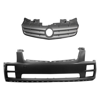 Replace® - 2-Piece (Front Bumper Cover, Grille) (Brand New OE)