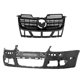Replace® - 2-Piece (Front Bumper Cover, Grille)