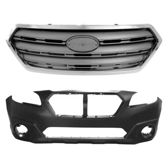 Replace® - 2-Piece (Front Bumper Cover, Grille) (Platinum Plus)
