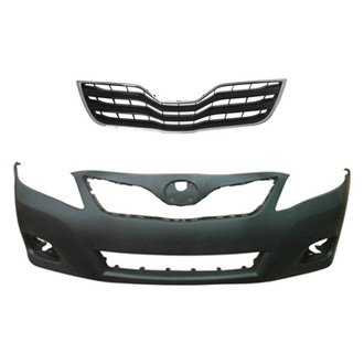 Replace® - 2-Piece (Front Bumper Cover, Grille) (Platinum Plus)