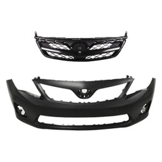 Replace® - 2-Piece (Front Bumper Cover, Grille) (Platinum Plus)