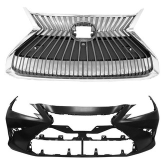 Replace® - 2-Piece (Front Bumper Cover, Grille) (CAPA Certified)