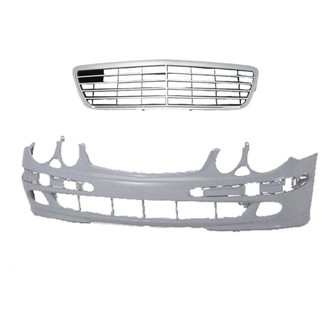 Replace® - 2-Piece (Front Bumper Cover, Grille) (Standard Line)