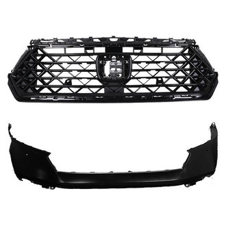 Replace® - 2-Piece (Front Bumper Cover, Grille) (CAPA Certified)