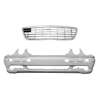 Replace® - 2-Piece (Front Bumper Cover, Grille) (Standard Line)