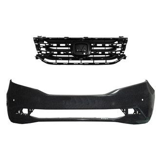 Replace® - 2-Piece (Front Bumper Cover, Grille) (Standard Line)