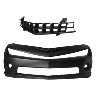 Replace® - 2-Piece (Front Bumper Cover, Grille) (Platinum Plus)