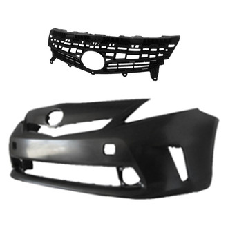Replace® - 2-Piece (Front Bumper Cover, Grille) (Platinum Plus)