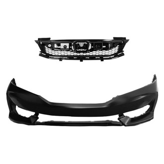 Replace® - 2-Piece (Front Bumper Cover, Grille) (Standard Line)
