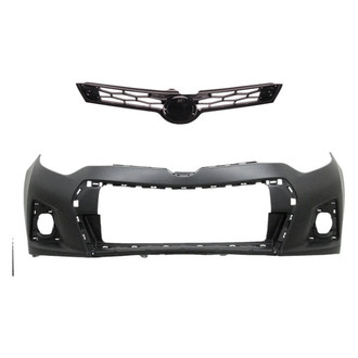 Replace® - 2-Piece (Front Bumper Cover, Grille) (Platinum Plus)