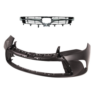 Replace® - 2-Piece (Front Bumper Cover, Grille) (Platinum Plus)