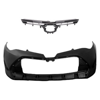 Replace® - 2-Piece (Front Bumper Cover, Grille) (Platinum Plus)