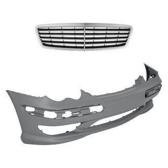 Replace® - 2-Piece (Front Bumper Cover, Grille) (Standard Line)