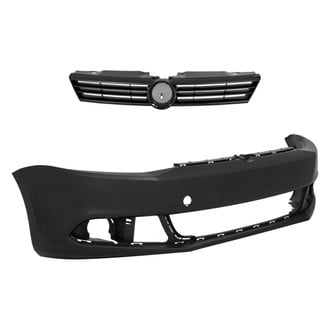 Replace® - 2-Piece (Front Bumper Cover, Grille) (Standard Line)