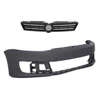 Replace® - 2-Piece (Front Bumper Cover, Grille) (Standard Line)