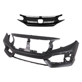 Replace® - 2-Piece (Front Bumper Cover, Grille) (Standard Line)