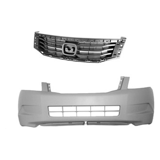 Replace® - 2-Piece (Front Bumper Cover, Grille) (Platinum Plus)