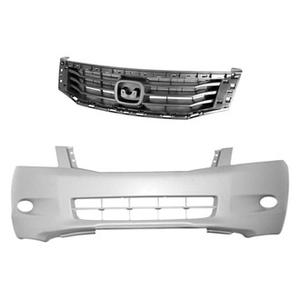 Replace® - 2-Piece (Front Bumper Cover, Grille) (Platinum Plus)