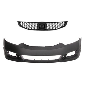 Replace® - 2-Piece (Front Bumper Cover, Grille) (Platinum Plus)